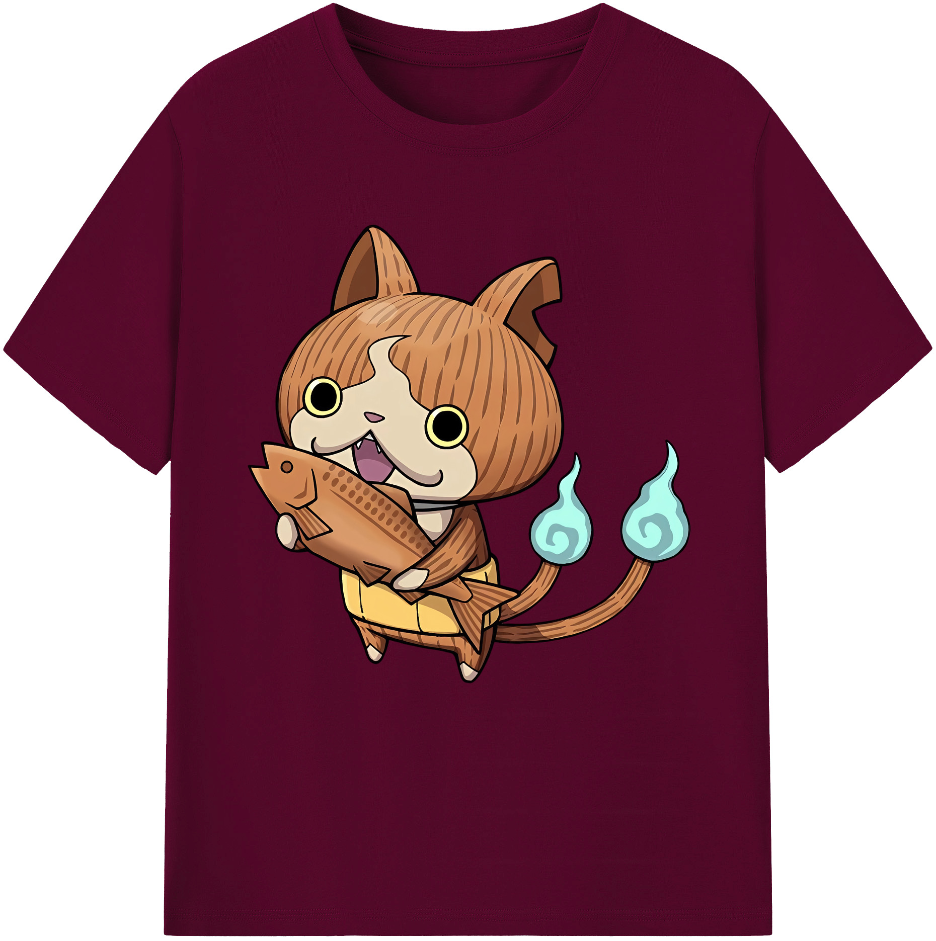 （画像用） 妖怪ウォッチ Yo-kai Watch レディースカジュアルプリントTシャツ（綿100％）